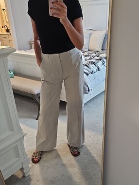 Vuori Meta Wide Pants in Light Tan